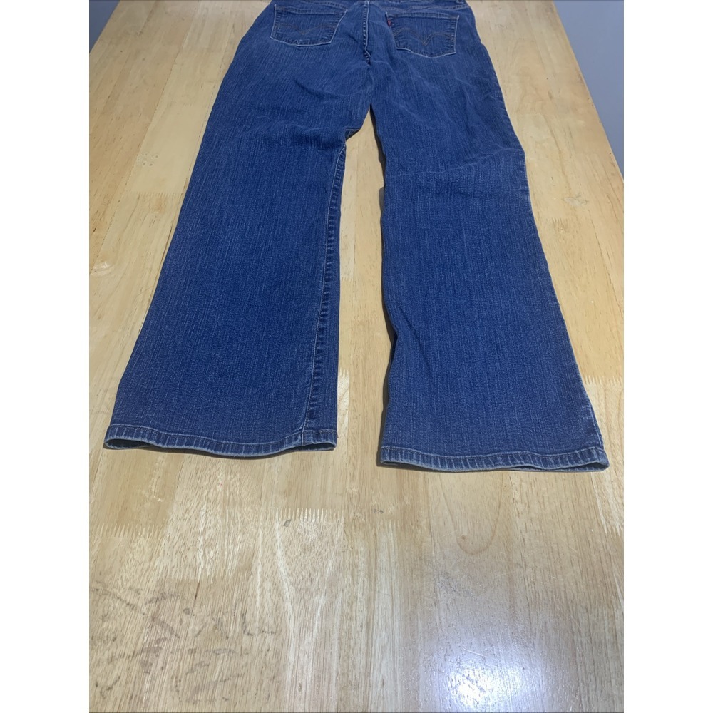 Levi's Perfectly Slimming Boot Cut 512 Jeans Women's 12M Blue Mid Rise - Picture 5 of 12